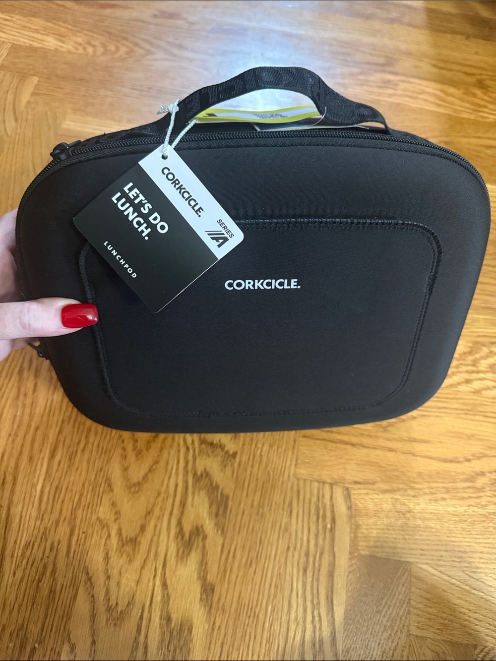 Corkcicle Black Insulated Lunchpod Carry Case with Handle